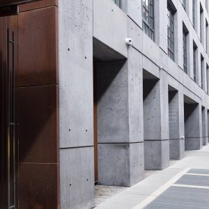 modern concrete building exterior