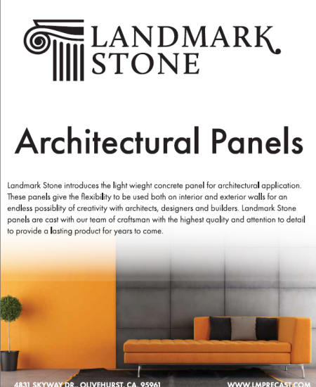 Landmark Stone UHPC architectural panels