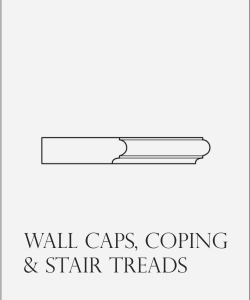 Wall caps, stairs